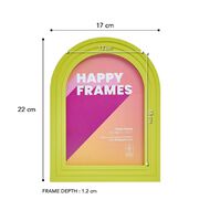 Happy Frames Layered Arch 13x18 Yellow