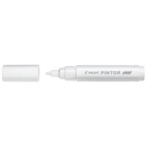 Pilot Pintor Marker Bullet Medium 4.5mm Tip White