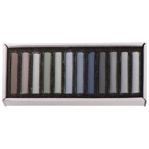 BLOCKX Soft Pastel 12 Set Grey Assorted