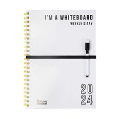 Future Useful Whiteboard Weekly Diary 2024 A4