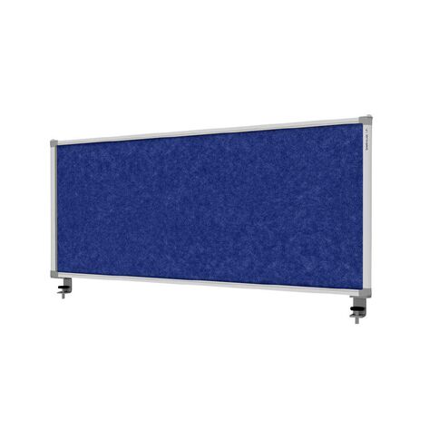 Boyd Visuals Desk Mounted Partition 1160W Blue Mid