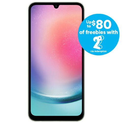 Samsung 2degrees Galaxy A24 4G Bundle Lime