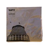 SURV. Printed Napkins Bluebird 2-ply 33cm x 33cm Assorted 50 Pack