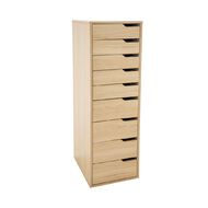 Living & Co Hael 9 Drawer Unit Oak Look