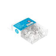 WS Push Pins Clear 80 Pack