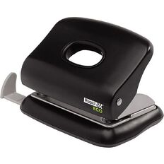 Rapid Eco Recycled 2 Hole Punch Black 20 Sheets