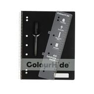 ColourHide Lecture Book A4 140 Pages Black