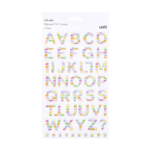 Uniti Life Style Alpha Stickers