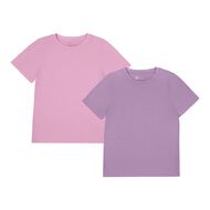 Young Original Kids' Short Sleeve Plain Cotton Tee 2 Pack