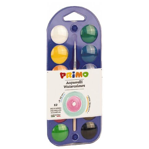 Primo Watercolour Tablets 25mm Set of 12