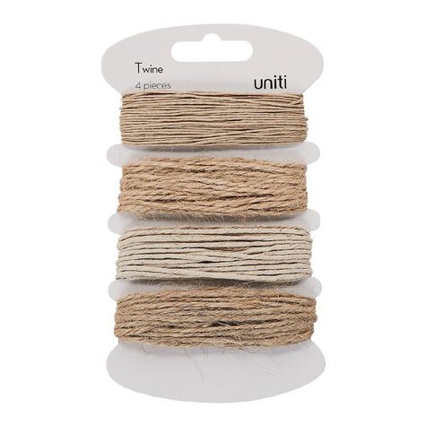 Uniti Natural Twine Assorted 4 Pack