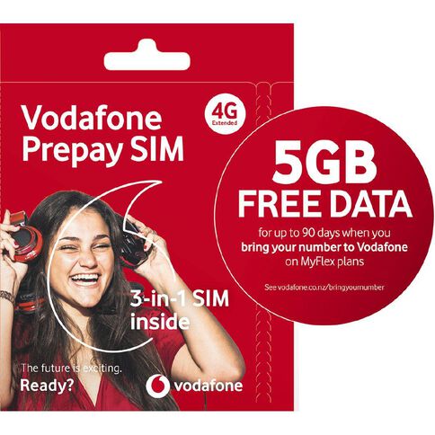 Vodafone 4G Prepay Triple SIM