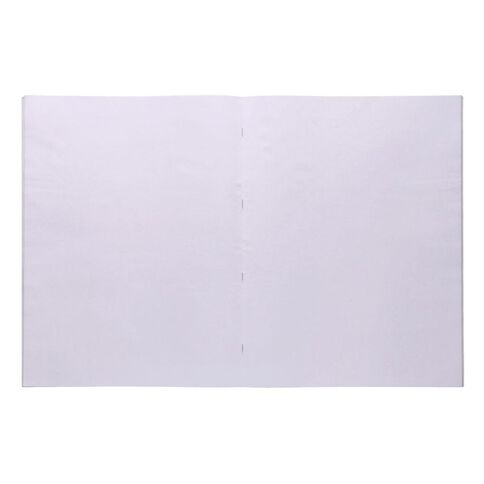 WS Jumbo Scrapbook 395mm x 300mm Unruled 28 Leaf Blue Blue Mid