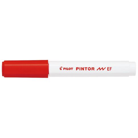 Pilot Pintor Marker Bullet Extra Fine 2.3mm Tip Red