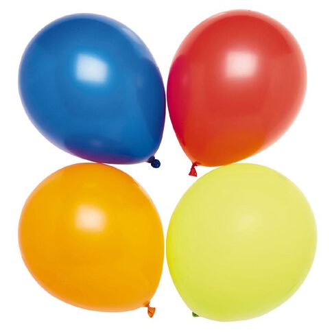 Party Inc Balloons Decorator Colours 25cm 100 Pack