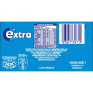 Extra Peppermint Chewing Gum Sugar Free 14 Piece 27g