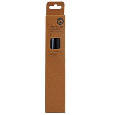 WS Permanent Marker Fine Black 2 Pack