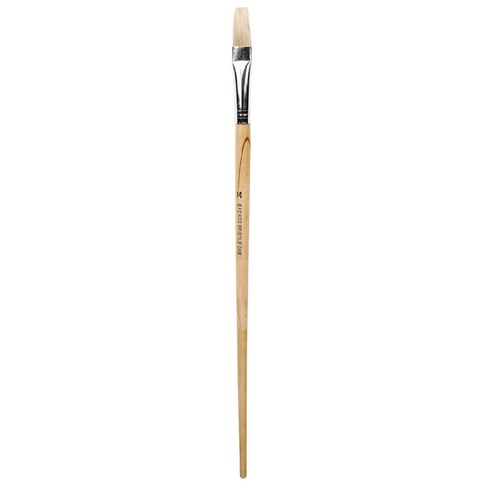 DAS Brush Long Handle Hog Bristle Flat #14