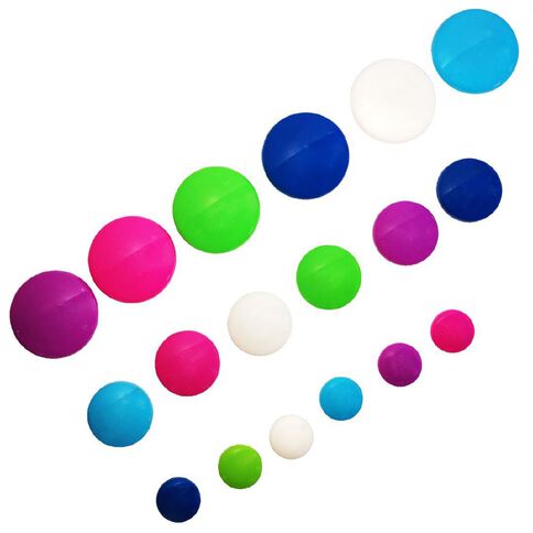 WS Whiteboard Magnets Coloured 30 Piece Assorted