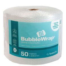 Sealed Air Recycled Bubble Wrap Roll 300mm X 50m Clear