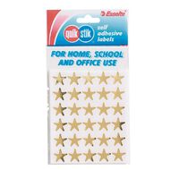 Quik Stik Labels Stars 150 Pack
