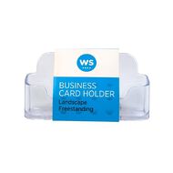 WS Business Card Holder Free Standing Landscape Single
