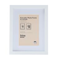 Living & Co Everyday Photo Frame 4in x 6in White