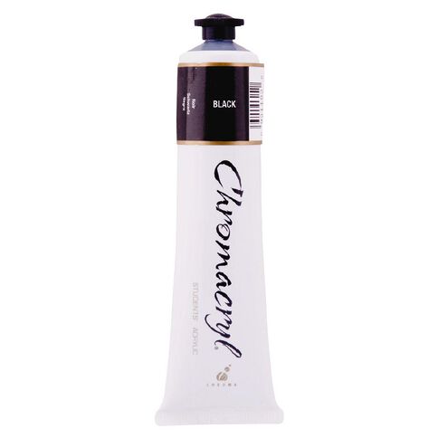 Chromacryl Paint Black 75ml 75ml