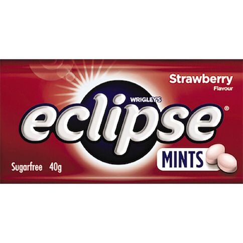 Eclipse Strawberry Mints Sugar Free Large Tin 40g