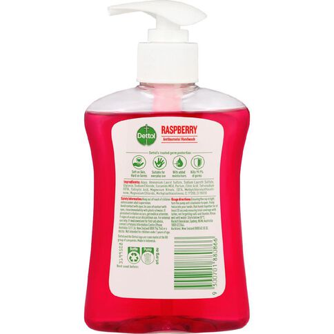 Dettol Liquid Handwash Pump Raspberry 250ml