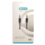 Tech.Inc 3.5mm-3.5mm Aux Cable 1m Black