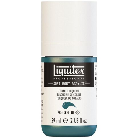 Liquitex Soft Body S4 Acrylic Paint Cobalt Turquoise