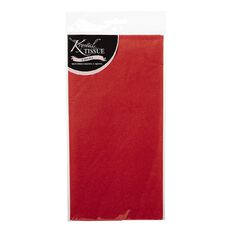Krystal Tissue Paper Red 500mm x 700mm 5 Pack
