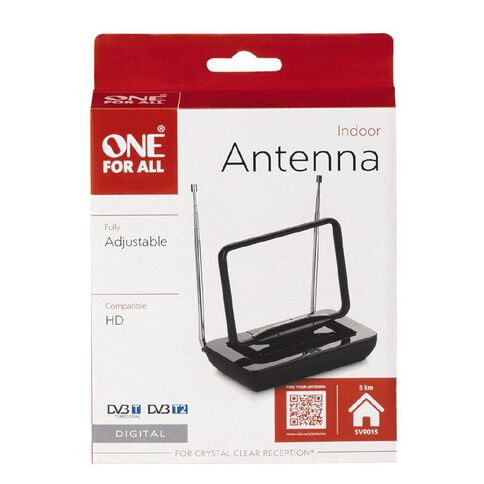 One for All Eco-Line Non Amplified DVB-T Indoor Antenna SV9015