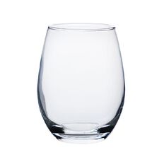 Living & Co Traditional Stemless Wine Glass 6 Pack 420ml