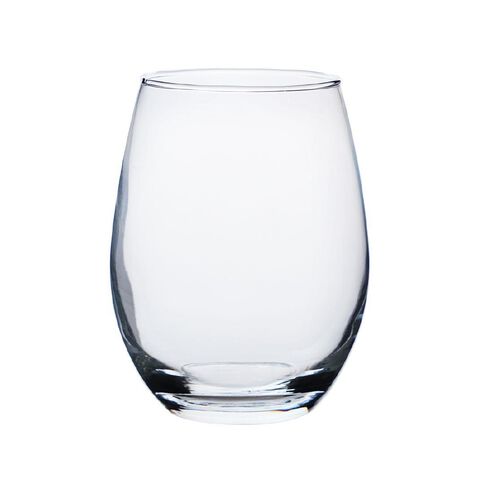 Living & Co Traditional Stemless Wine Glass 6 Pack 420ml