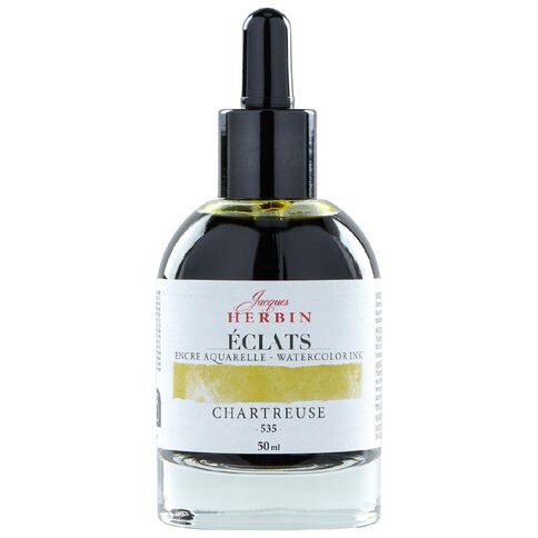Jacques Herbin Eclats Watercolour Ink 535 Chartreuse 50ml