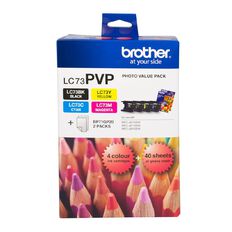Brother Ink LC73 Photo Value 4 Pack 600 Pages