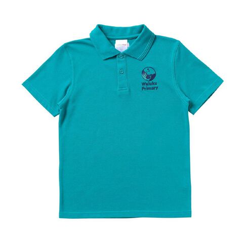 Schooltex Waiuku Primary Short Sleeve Polo with Embroidery