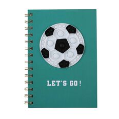 Kookie Football Spiral Notebook A5 Ball