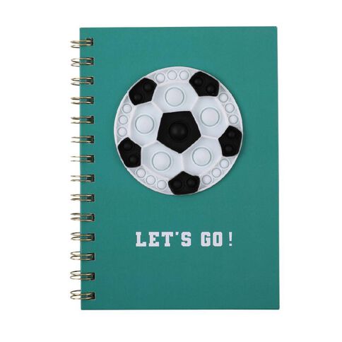 Kookie Football Spiral Notebook A5 Ball