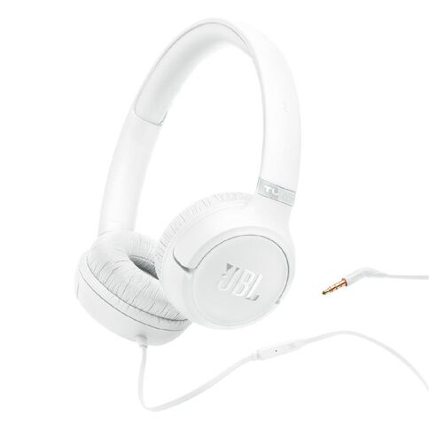 JBL JBL Tune 530 Wired 3.5Mm On-Ear Headphones - White