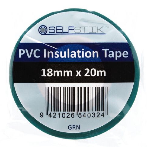 Pomona Insulation Tape PVC Electrical  18mm x 20m Green