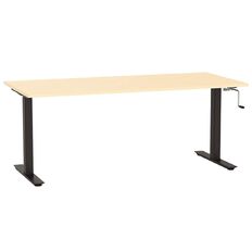 Agile Height -Adjustable Desk 1800 Nordic Maple/Black