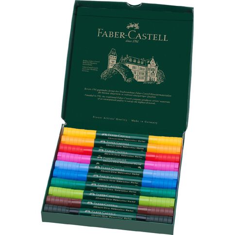 Faber-Castell Albrecht Durer Watercolour Markers Box of 10
