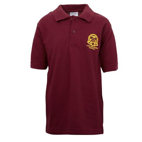 Schooltex Lake Brunner Short Sleeve Polo with Embroidery