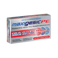 Maxigesic Pe Cold & Flu Tablets 20 Pack