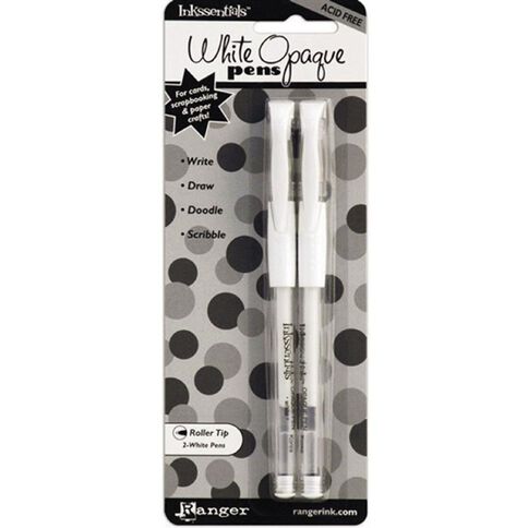 Ranger Opaque Pens 2 Pack White