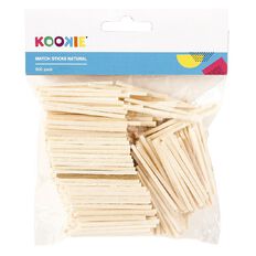 Kookie Matchsticks Natural 500 Pack