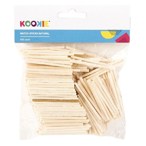 Kookie Matchsticks Natural 500 Pack